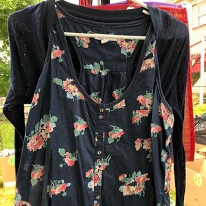 Top and cardigan combo